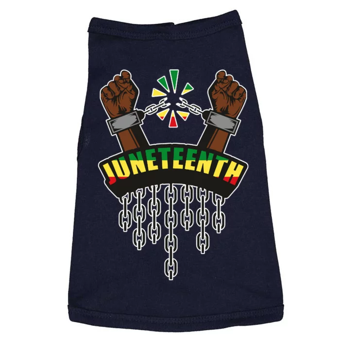 Juneteenth Locked Up Hands Freedom Doggie Tank