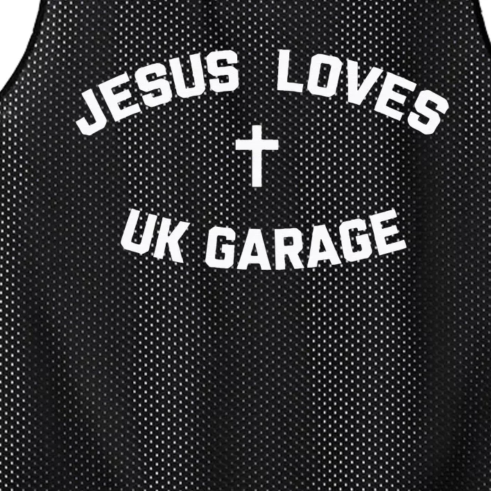 Jesus Loves UK Garage Mesh Reversible Basketball Jersey Tank