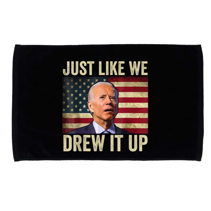 Just Like We Drew It Up Microfiber Hand Towel