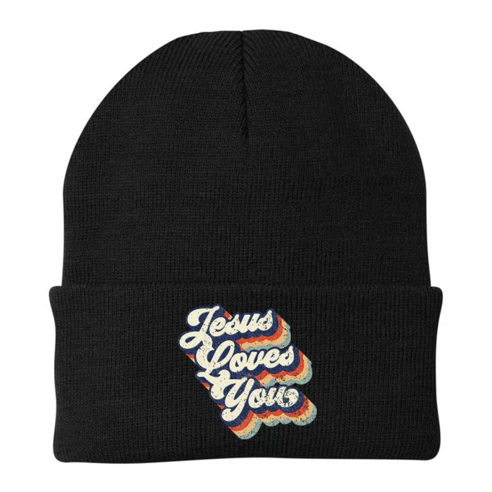 Jesus Loves You Knit Cap Winter Beanie