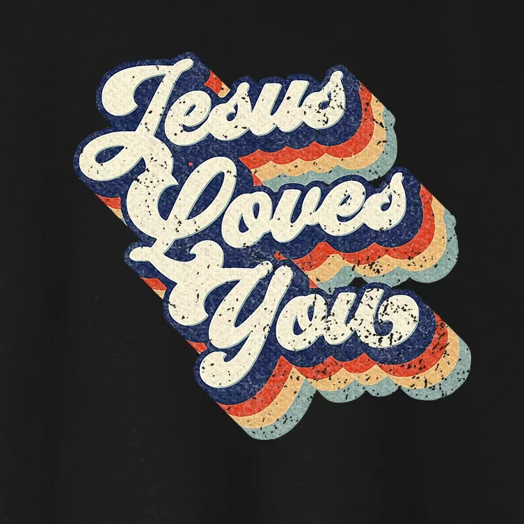 Jesus Loves You Women's Crop Top Tee