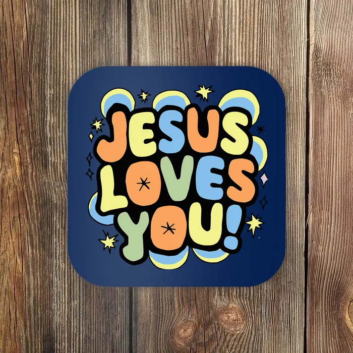 Jesus Loves You Lord Christian Faith Bible Christianity Coaster