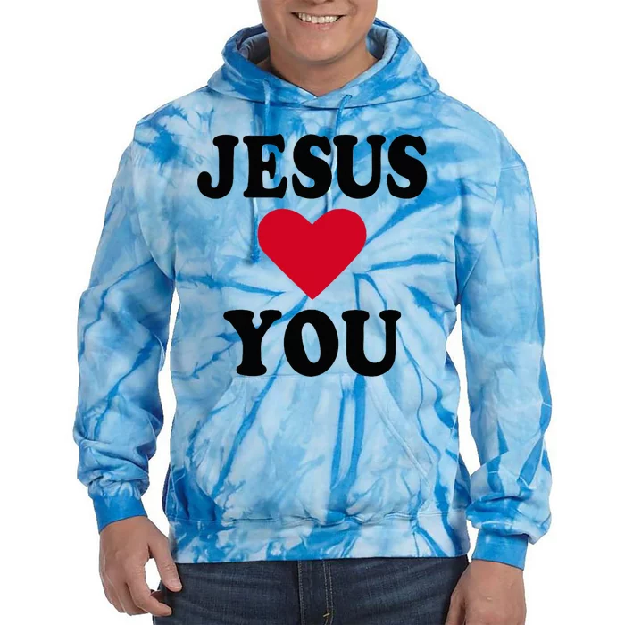 Jesus Loves You Tie Dye Hoodie