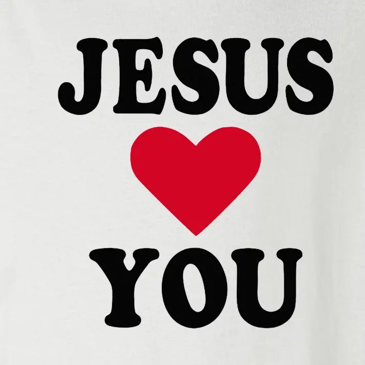 Jesus Loves You Toddler Long Sleeve Shirt