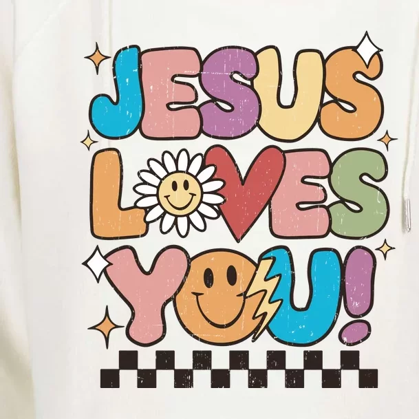 Jesus Loves You Come To Christ Our Lord Christian Catholic Womens Funnel Neck Pullover Hood