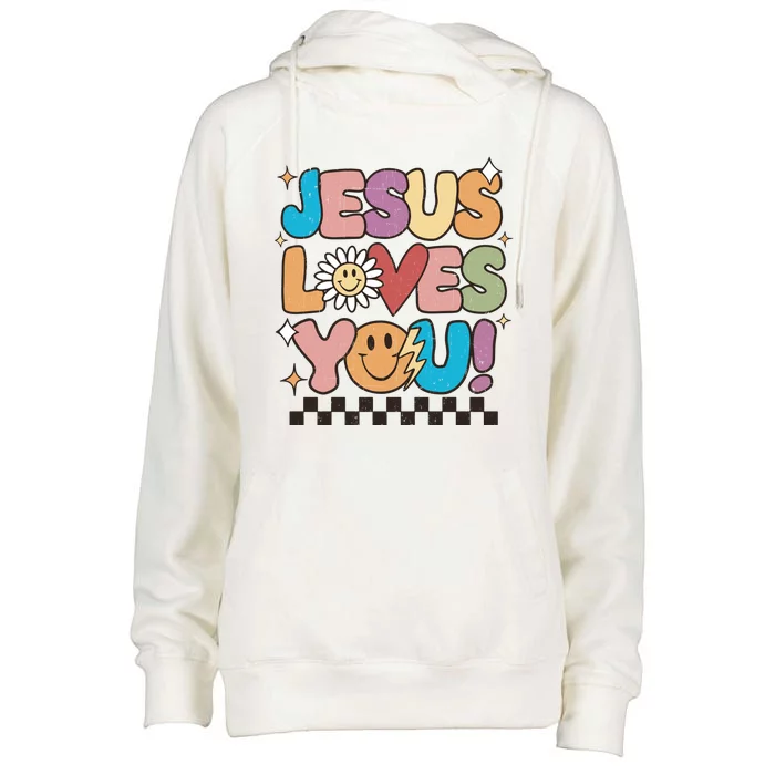 Jesus Loves You Come To Christ Our Lord Christian Catholic Womens Funnel Neck Pullover Hood