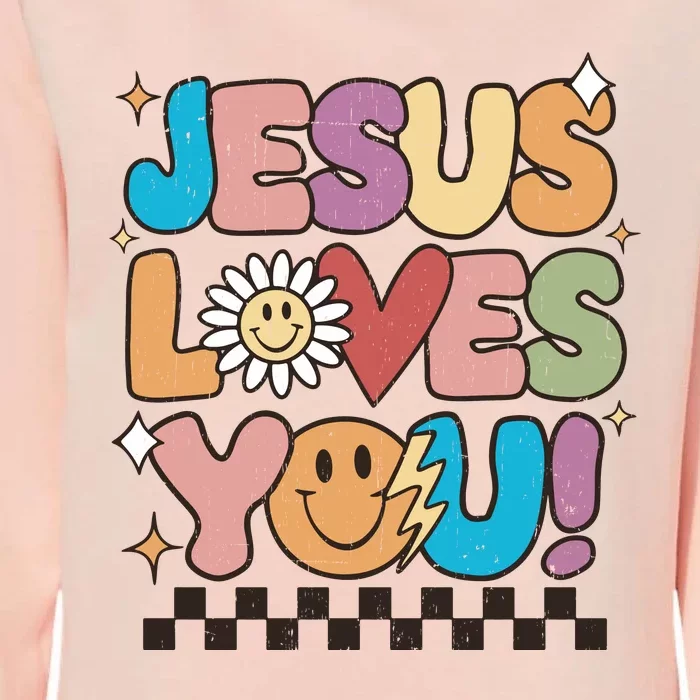 Jesus Loves You Come To Christ Our Lord Christian Catholic Womens California Wash Sweatshirt