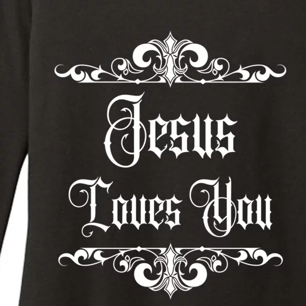 Jesus Loves You Christian Cute Gift Womens CVC Long Sleeve Shirt