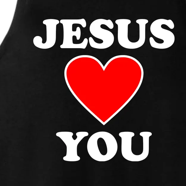 Jesus Loves You Come As You Are Ladies Tri-Blend Wicking Tank