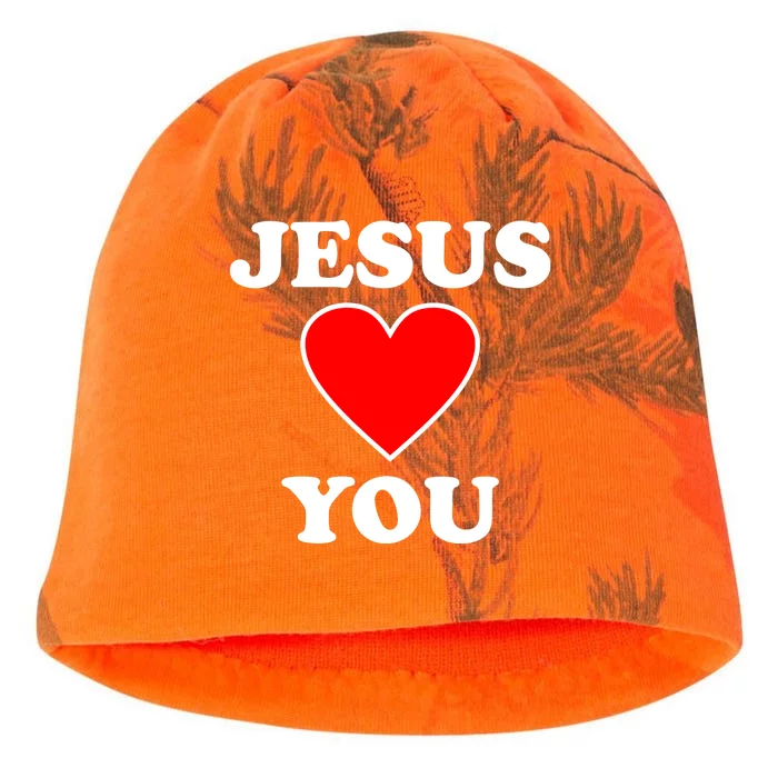 Jesus Loves You Come As You Are Kati - Camo Knit Beanie