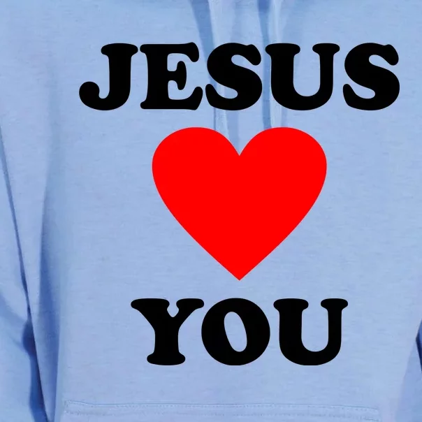 Jesus Loves You Come As You Are Unisex Surf Hoodie