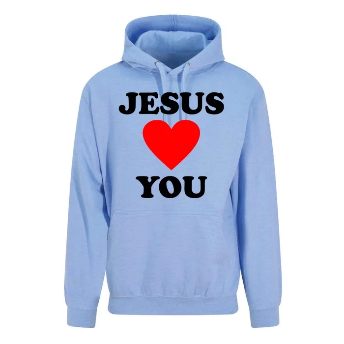 Jesus Loves You Come As You Are Unisex Surf Hoodie