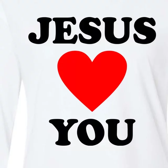 Jesus Loves You Come As You Are Womens Cotton Relaxed Long Sleeve T-Shirt