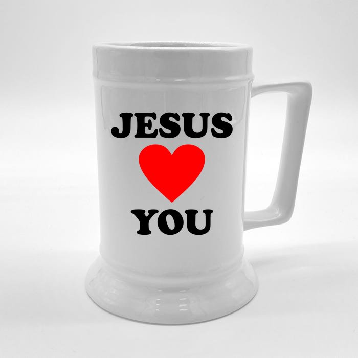 Jesus Loves You Come As You Are Front & Back Beer Stein