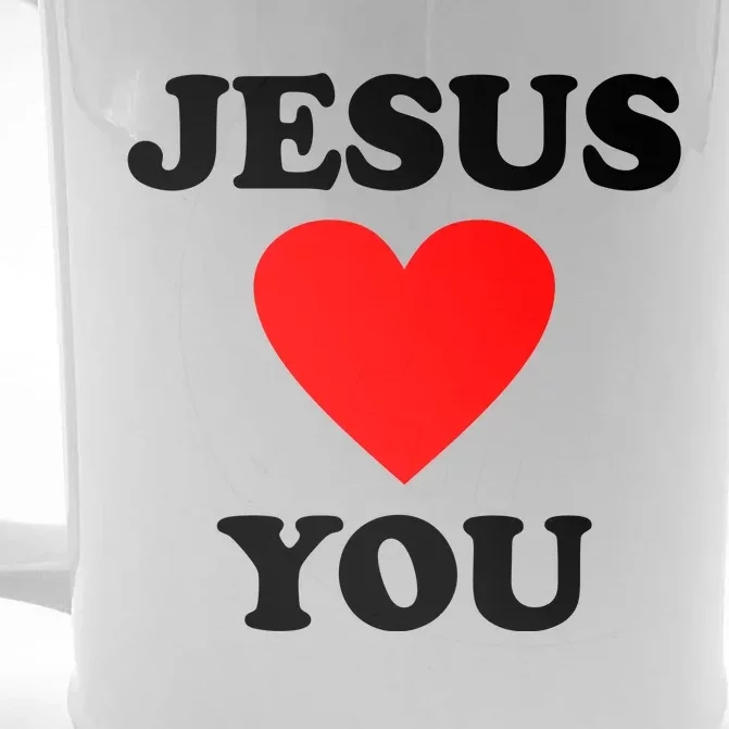 Jesus Loves You Come As You Are Front & Back Beer Stein