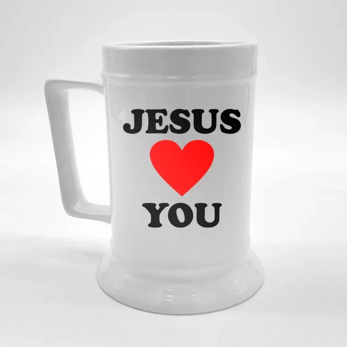 Jesus Loves You Come As You Are Front & Back Beer Stein