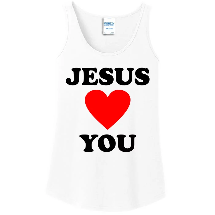 Jesus Loves You Come As You Are Ladies Essential Tank