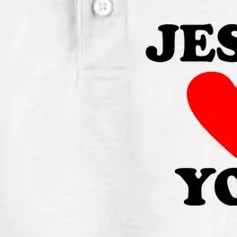 Jesus Loves You Come As You Are Dry Zone Grid Performance Polo