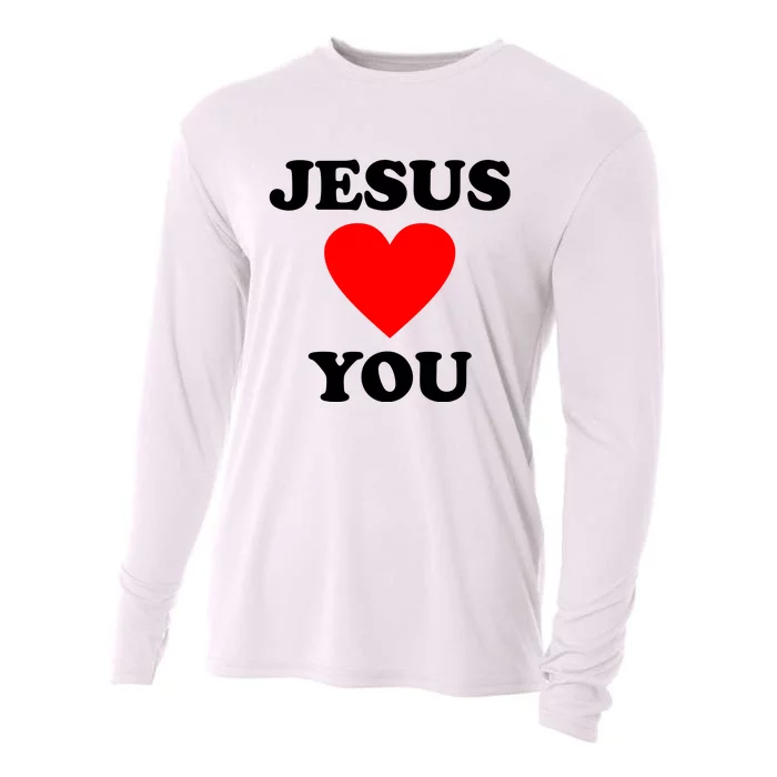 Jesus Loves You Come As You Are Cooling Performance Long Sleeve Crew