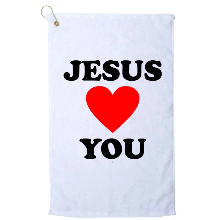 Jesus Loves You Come As You Are Platinum Collection Golf Towel