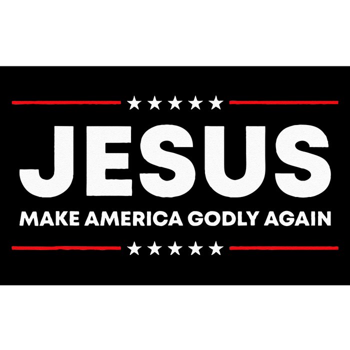 Jesus Make America Godly Again Patriotic Christian Faith USA Bumper Sticker