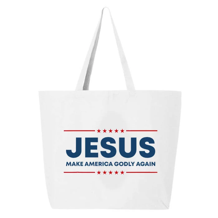 Jesus Make America Godly Again Christian Us Patriot American 25L Jumbo Tote