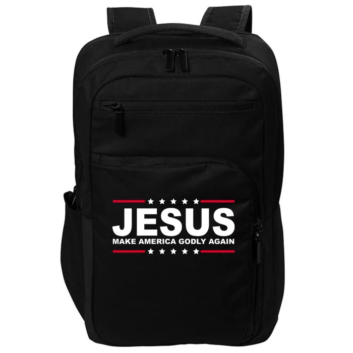 Jesus Make America Godly Again Impact Tech Backpack