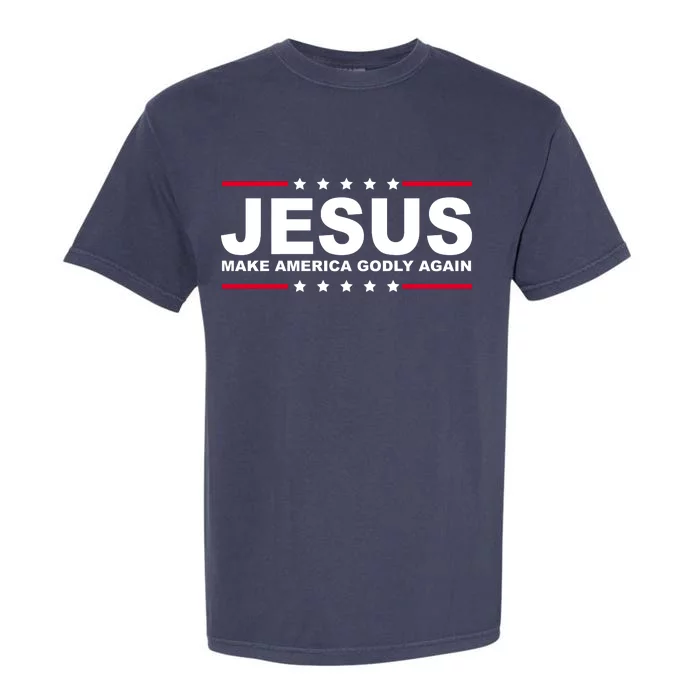 Jesus Make America Godly Again Garment-Dyed Heavyweight T-Shirt