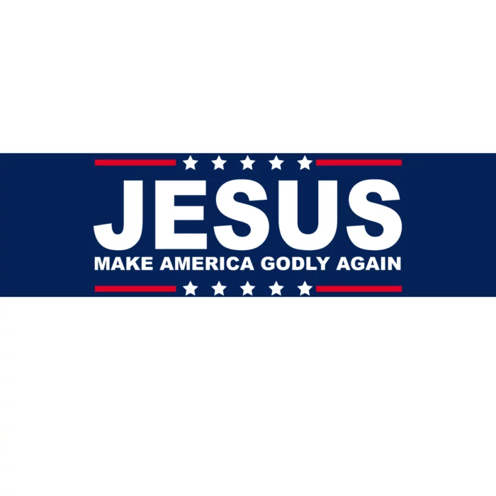 Jesus Make America Godly Again Bumper Sticker