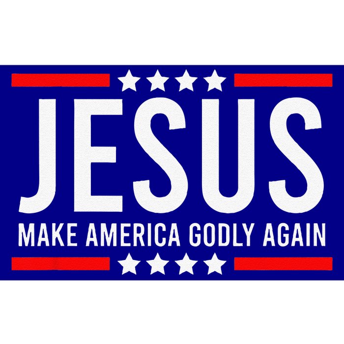 Jesus Make America Godly Again Patriotic Christian Bumper Sticker