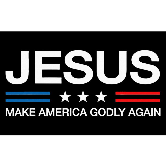 Jesus Make America Godly Again Christian Patriot Bumper Sticker