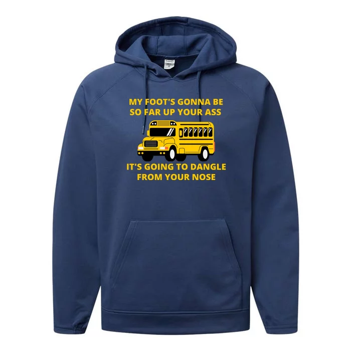 Jackie Miller Bus Driver Angry Bus Driver Performance Fleece Hoodie