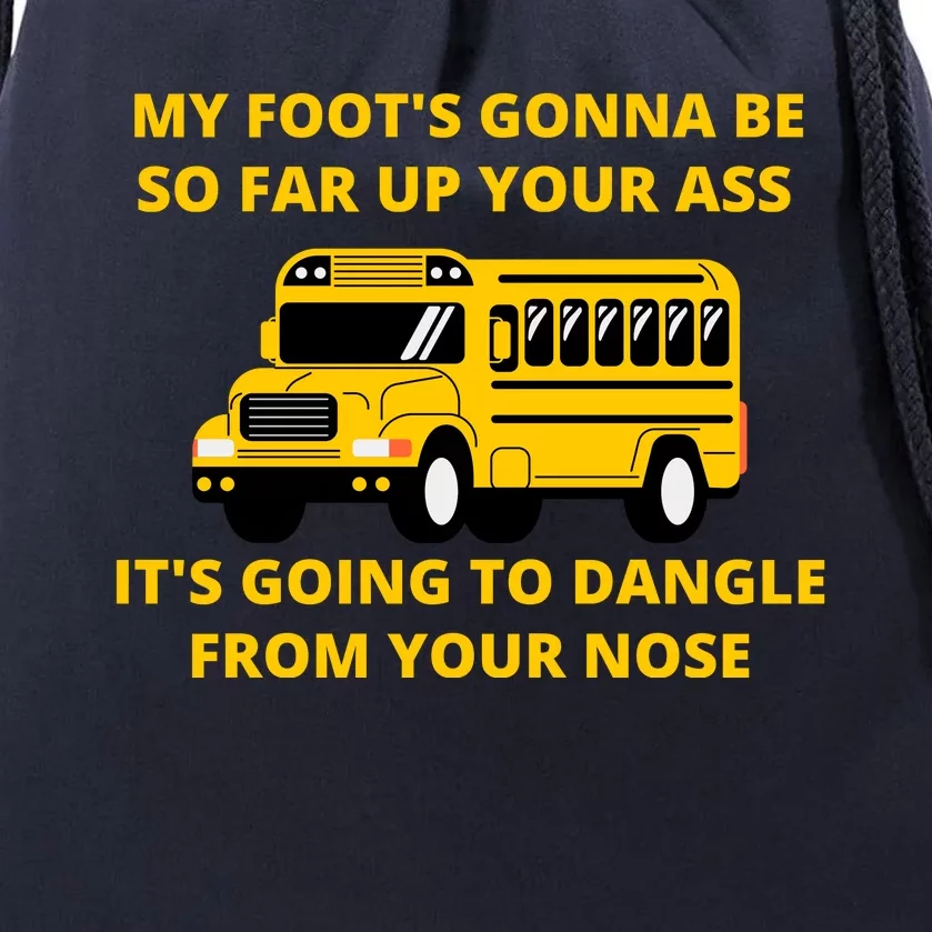 Jackie Miller Bus Driver Angry Bus Driver Drawstring Bag