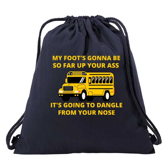 Jackie Miller Bus Driver Angry Bus Driver Drawstring Bag