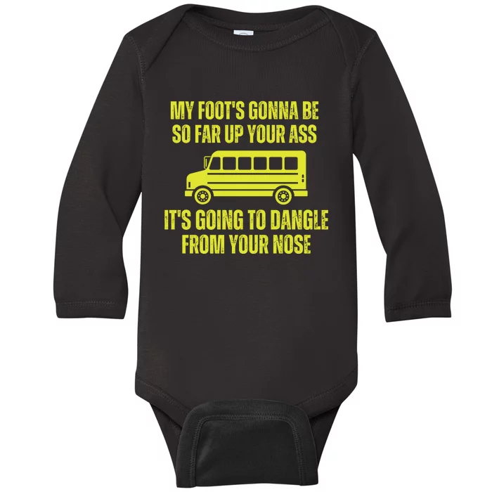 Jackie Miller Bus Driver Angry Bus Driver Baby Long Sleeve Bodysuit