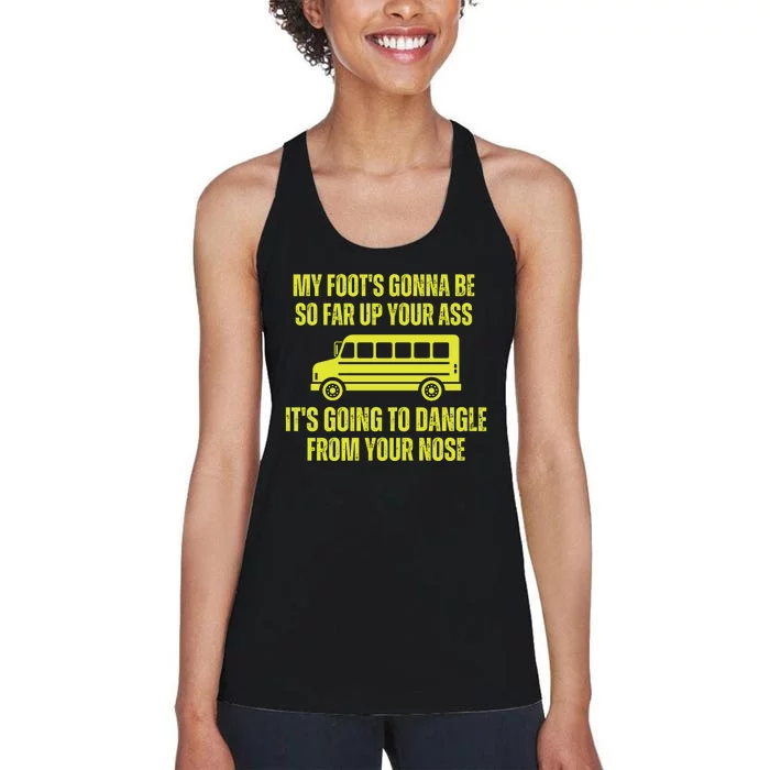 Jackie Miller Bus Driver Angry Bus Driver Women's Racerback Tank