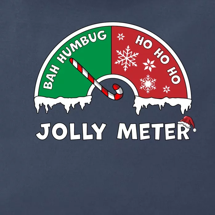 Jolly Meter Bah Humbug To Ho Ho Ho Anti Christmas Funny Classic Zip Tote Bag