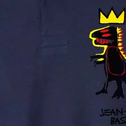 Jean Michel Basquiat Artwork Softstyle Adult Sport Polo