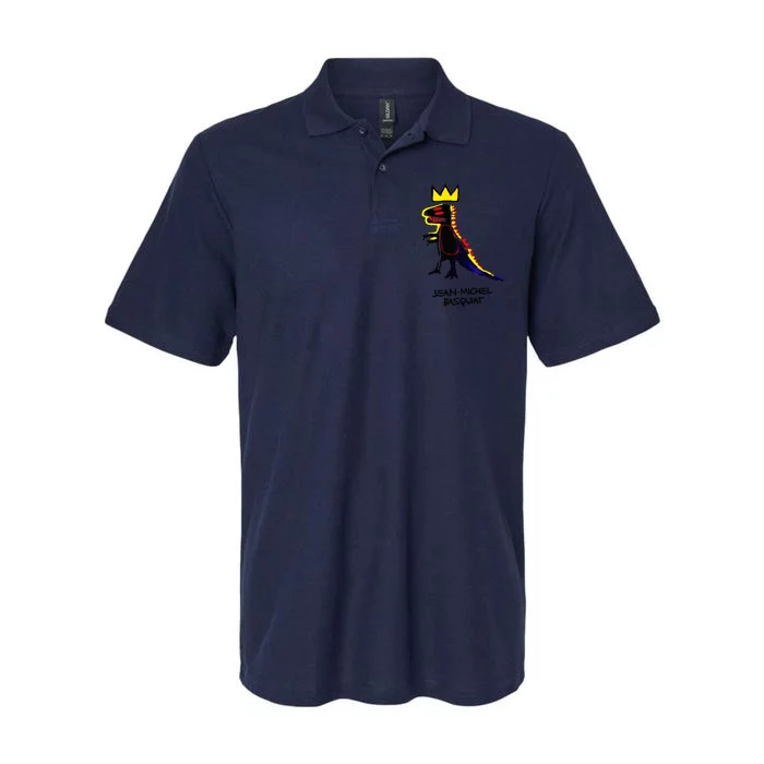 Jean Michel Basquiat Artwork Softstyle Adult Sport Polo