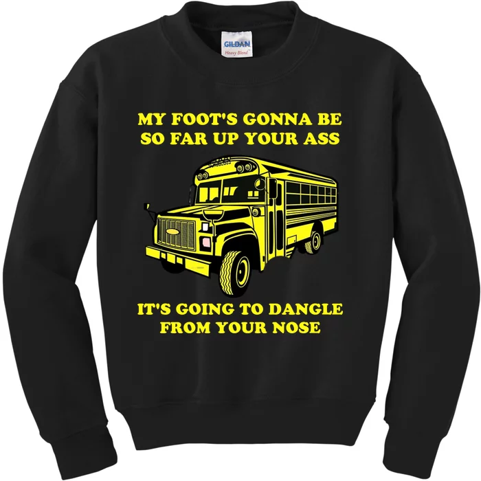 Jackie Miller Bus Driver Angry Bus Driver Kids Sweatshirt