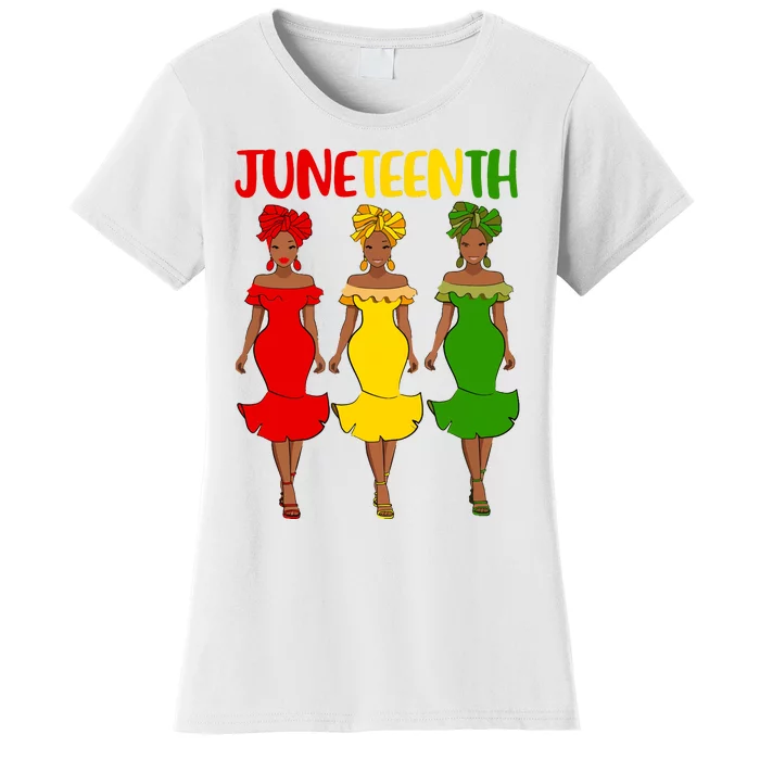 Juneteenth Melanin Black Women Women's T-Shirt