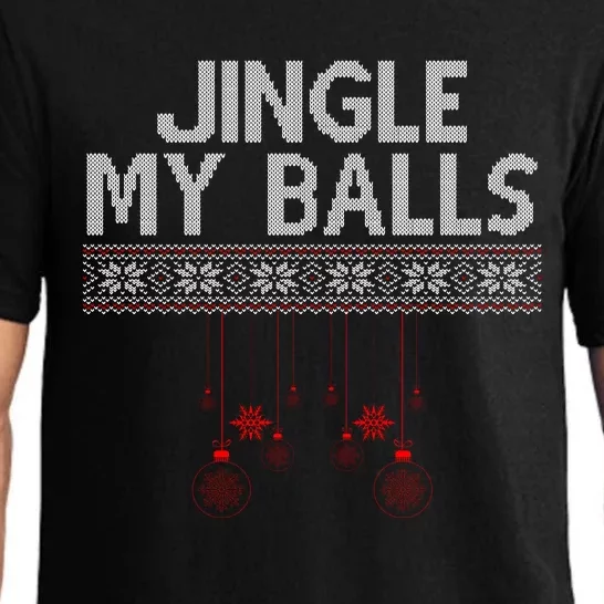 Jingle My Balls Funny Ugly Christmas Pajama Set