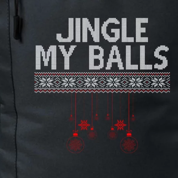 Jingle My Balls Funny Ugly Christmas Daily Commute Backpack