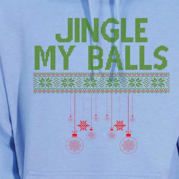 Jingle My Balls Funny Ugly Christmas Unisex Surf Hoodie