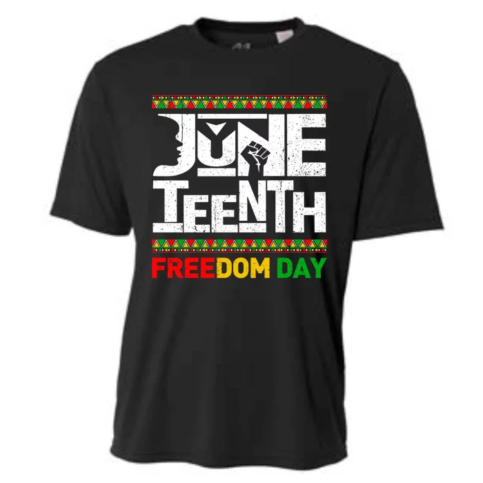 Juneteenth Melanin Black History Month Freedom Day African Gift Cooling Performance Crew T-Shirt