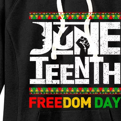 Juneteenth Melanin Black History Month Freedom Day African Gift Women's Fleece Hoodie