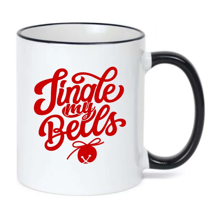 Jingle My Bells Funny Christmas Holiday Black Color Changing Mug