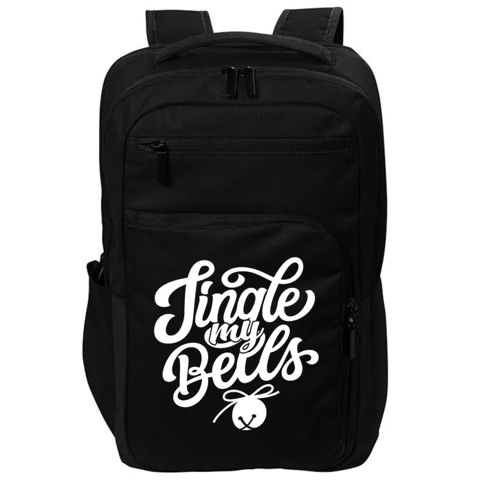 Jingle My Bells Funny Christmas Holiday Impact Tech Backpack