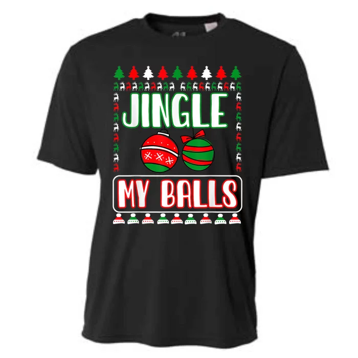 Jingle My Balls - Funny Christmas Holidays Xmas Cooling Performance Crew T-Shirt