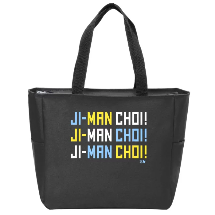 Ji Man Choi Jiman Choi Chant Tampa Bay Baseball Zip Tote Bag